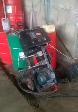 Установка ППУ низкого давления