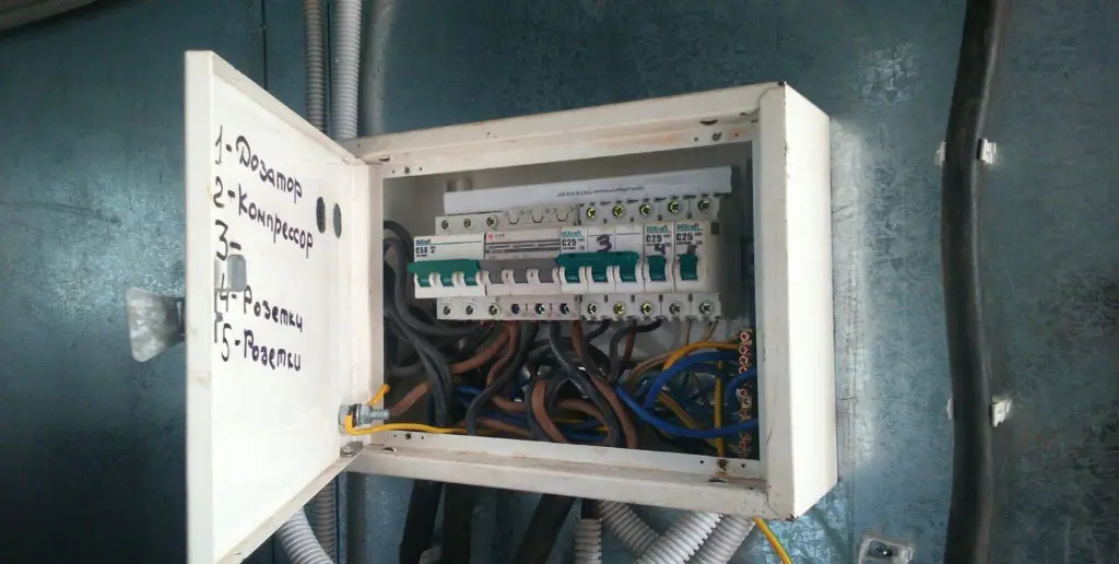 Переводим автоматы в щитке в активное состояние Переводим автоматы в щитке в активное состояние