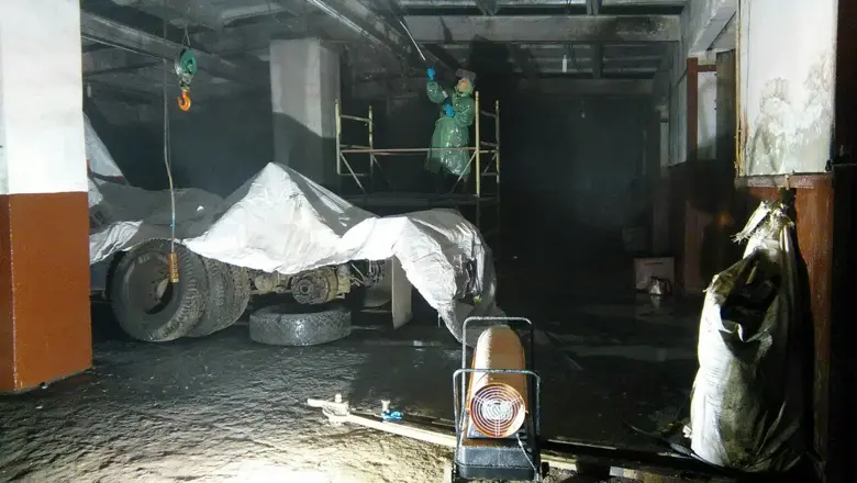 Очистка поверхности мойкой высокого давления