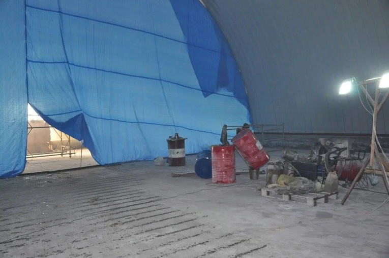 Особенности зимнего напыления