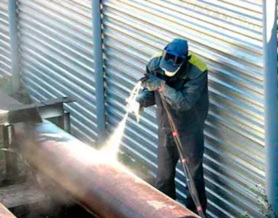 процесс напыления ППУ