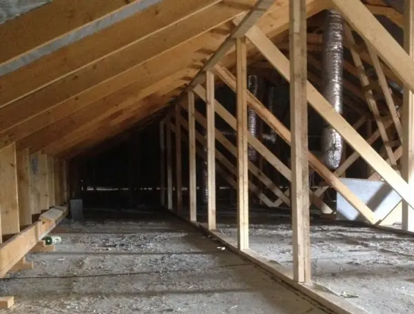 Фото 2. Кровля перед утеплением